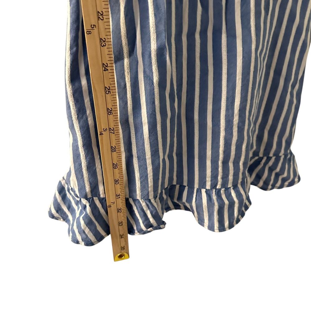 Old Navy Blue and White Striped Short V-Neck Tank Sun Dress Size XS - Picture 4 of 7
